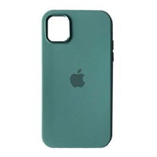 Чохол Apple iPhone 14, Metal Soft Case, Pine Green, Зелений