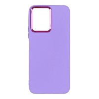 Чехол Xiaomi Redmi 12, Silicone Cover Metal Frame, Elegant Purple, Фиолетовый