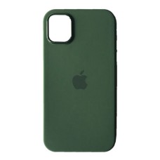 Чохол Apple iPhone 12 Pro Max, Metal Soft Case, Dark Green, Зелений