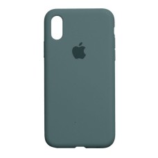 Чохол Apple iPhone XS Max, Original Soft Case, Pine Green, Зелений