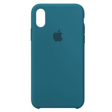 Чохол Apple iPhone X, iPhone XS, Original Soft Case, Denim Blue, Синій