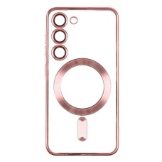 Чохол Samsung S908 Galaxy S22 Ultra, Metallic Full Camera, Rose Gold, MagSafe, Рожевий