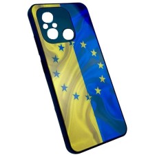 Чохол Samsung A325 Galaxy A32, Marble and Pattern Glass Case, Ukraine, Малюнок