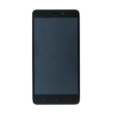 Дисплей Xiaomi Redmi Note 4, (High quality), з сенсором, з рамкою, IPS, Чорний