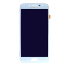 Дисплей Samsung J250 Galaxy J2, з сенсором, без рамки, OLED, Блакитний