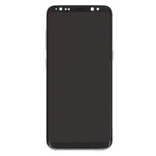 Дисплей Samsung G950 Galaxy S8, з сенсором, з рамкою, Super Amoled, Срібний