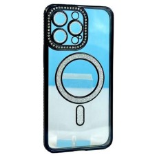 Чохол Samsung S928 Galaxy S24 Ultra, Diamond Bling Case, MagSafe, Чорний