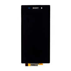 Дисплей Sony C6902 Xperia Z1, C6903 Xperia Z1, C6906 Xperia Z1, C6943 Xperia Z1, (High quality), з сенсором, без рамки, IPS, Чорний