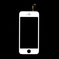 Дисплей Apple iPhone 5S, iPhone SE, (High quality), з сенсором, з рамкою, IPS, Білий