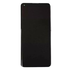 Дисплей OnePlus 9 Pro, Find X3, X3 Pro, з сенсором, з рамкою, TFT, Чорний