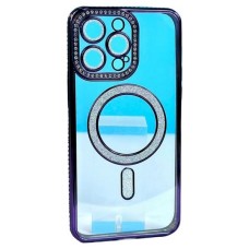 Чохол Samsung S928 Galaxy S24 Ultra, Diamond Bling Case, MagSafe, Фіолетовий