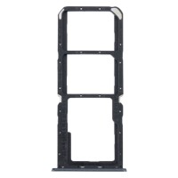 Слот SIM-карты (лоток) OPPO Realme C30, с разъемом карты памяти, Черный