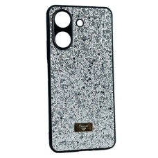 Чохол Xiaomi Poco C65, Redmi 13C, Bling Grainy Diamond Separate Camera, Сірий