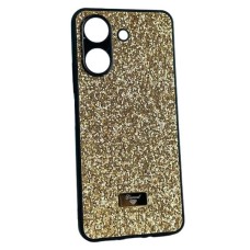 Чохол Xiaomi Poco C61, Redmi A3, Bling Grainy Diamond Separate Camera, Золотий