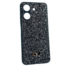 Чохол Xiaomi Redmi 9a, Bling Grainy Diamond Separate Camera, Графітовий