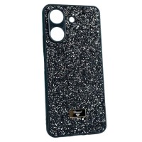 Чехол Xiaomi Redmi 9, Bling Grainy Diamond Separate Camera, Графитовый