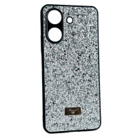 Чехол Xiaomi Redmi 10, Bling Grainy Diamond Separate Camera, Серый