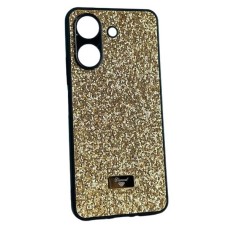 Чохол Xiaomi Redmi 10C, Bling Grainy Diamond Separate Camera, Золотий