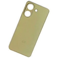 Чохол Xiaomi Redmi 9a, Matte Logo Chrome, Бежевий