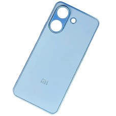 Чохол Xiaomi Redmi Note 11 Pro, Redmi Note 11 Pro 5G, Matte Logo Chrome, Блакитний