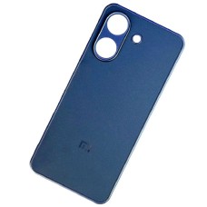 Чохол Xiaomi Redmi Note 9, Matte Logo Chrome, Синій