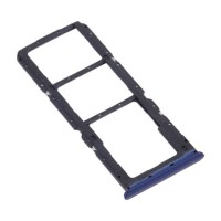 Слот SIM-карты (лоток) OPPO A52, A92, с разъемом карты памяти, Синий