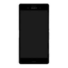 Дисплей Sony D6603 Xperia Z3, D6604 Xperia Z3, D6616 Xperia Z3, D6633 Xperia Z3, D6643 Xperia Z3, D6653 Xperia Z3, (High quality), з сенсором, з рамкою, IPS, Чорний