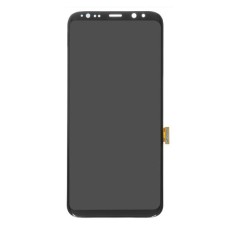 Дисплей Samsung G955 Galaxy S8 Plus, з сенсором, без рамки, Super Amoled, Чорний