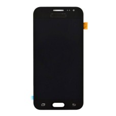 Дисплей Samsung J200 Galaxy J2 Duos, J200G Galaxy J2 Duos, J200H Galaxy J2 Duos, J200Y Galaxy J2 Duos, з сенсором, без рамки, Super Amoled, Чорний