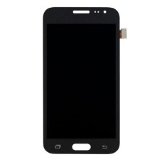Дисплей Samsung J200 Galaxy J2 Duos, J200G Galaxy J2 Duos, J200H Galaxy J2 Duos, J200Y Galaxy J2 Duos, з сенсором, без рамки, IPS, Чорний