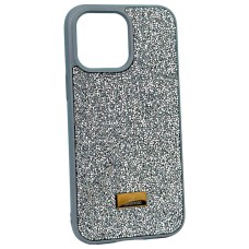 Чохол Apple iPhone 14 Pro Max, Swarovski Diamonds, Сірий