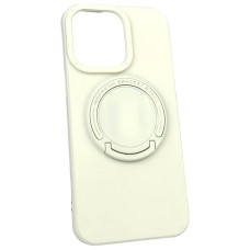 Чохол Apple iPhone 15 Pro, TPU Metal Stand, MagSafe, Жовтий