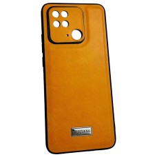 Чохол Samsung M135F Galaxy M13, Mustang Metal Logo, Помаранчевий