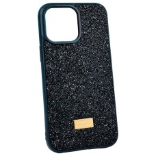 Чохол Apple iPhone 12, iPhone 12 Pro, Swarovski Diamonds, Чорний