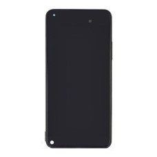 Дисплей Xiaomi Mi 11 Lite, Mi 11 Lite 5G, Mi 11 Lite 5G NE, з сенсором, з рамкою, OLED, Чорний