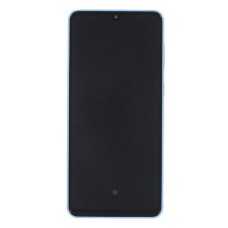 Дисплей Samsung A336 Galaxy A33, з сенсором, з рамкою, TFT, Синій