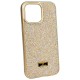 Чехол Apple iPhone 12, iPhone 12 Pro, Swarovski Diamonds, Бежевый