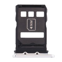 Слот SIM-карти (лоток) Huawei P40, з роз'ємом карти пам'яті, Срібний