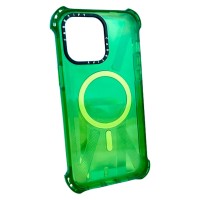 Чехол Apple iPhone 14, CaseTify Bounce, MagSafe, Золотой