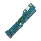 Нижня плата Samsung T810 Galaxy Tab S2, T813 Galaxy Tab S2, T815 Galaxy Tab S2, T819 Galaxy Tab S2, з роз'ємом зарядки, з кнопкою меню