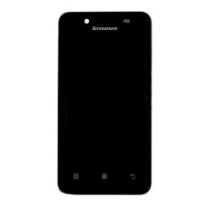 Дисплей Lenovo A319, (Original), з сенсором, з рамкою, IPS, Чорний