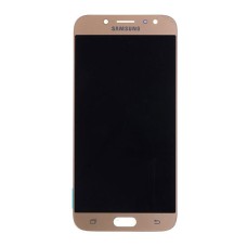 Дисплей Samsung J720F Galaxy J7, з сенсором, без рамки, Super Amoled, Золотий