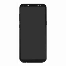 Дисплей Samsung G955 Galaxy S8 Plus, з сенсором, з рамкою, OLED, Сірий