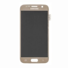 Дисплей Samsung G930 Galaxy S7, з сенсором, без рамки, Amoled, Золотий