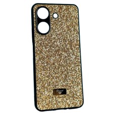 Чохол Samsung A125 Galaxy A12, M127 Galaxy M12, Bling Grainy Diamond Separate Camera, Золотий