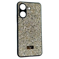 Чехол Xiaomi Redmi 9C, Bling Grainy Diamond Separate Camera, Розовый