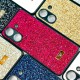 Чохол Xiaomi Redmi 9C, Bling Grainy Diamond Separate Camera, Рожевий