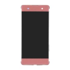 Дисплей Sony F3111 Xperia XA, F3112 Xperia XA Dual, F3113 Xperia XA, F3115 Xperia XA, F3116 Xperia XA Dual, (High quality), з сенсором, з рамкою, IPS, Рожевий