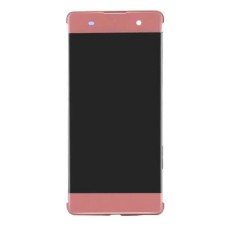 Дисплей Sony F3111 Xperia XA, F3112 Xperia XA Dual, F3113 Xperia XA, F3115 Xperia XA, F3116 Xperia XA Dual, (PRC), з сенсором, з рамкою, IPS, Рожевий