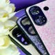 Чехол Samsung A155 Galaxy A15, Bling Grainy Diamond Separate Camera, Розовый